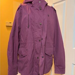 Concealed Carry Purple Hooded Jacket Female gently used